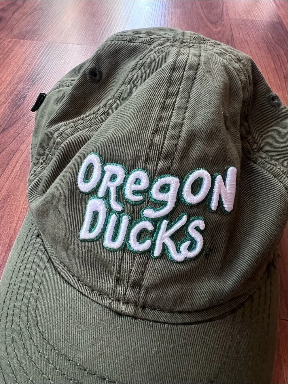 Oregon Ducks Olive Green Kids Youth Embroidered Baseball Cap